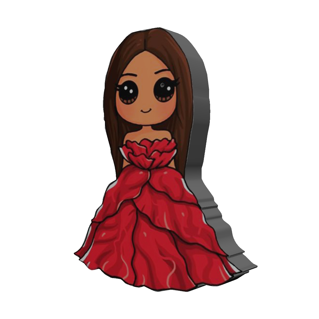 استیکر تزئینی موبایل طرح Girl کد 23