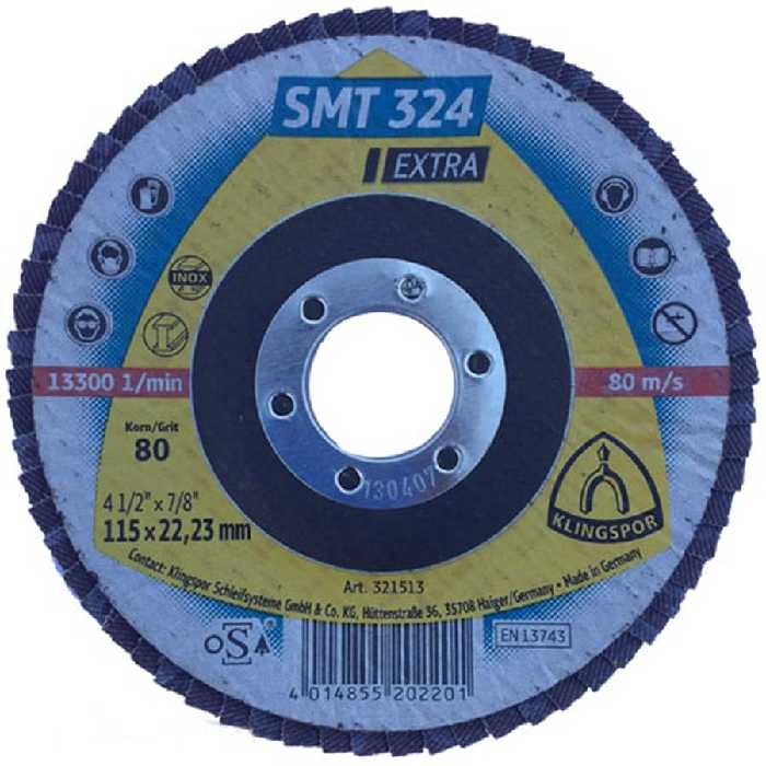 فلاپ سنباده 115 میلی متر مینی کلینگ اسپور با زبری 80