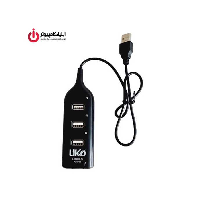 هاب USB 2.0 چهار پورت لیکو مدل MR-134