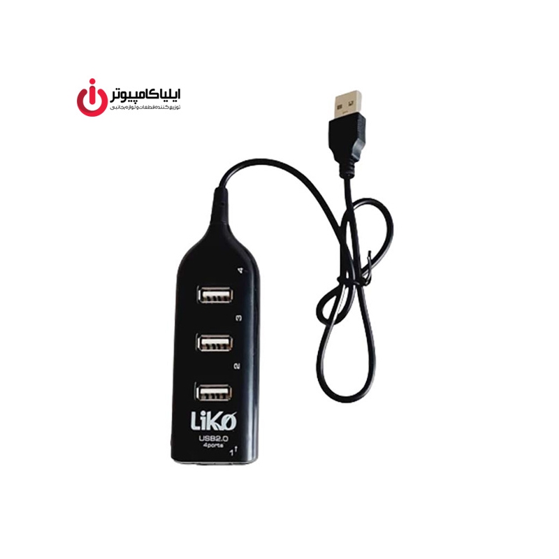هاب USB 2.0 چهار پورت لیکو مدل MR-134
