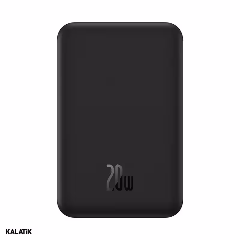 پاور بانک 20 وات باسئوس مدل Magnetic Mini Wireless ظرفیت 6000 میلی آمپر ساعت
