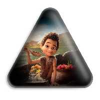 پیکسل خندالو طرح رایا و آخرین اژدها مدل مثلثی کد 4783