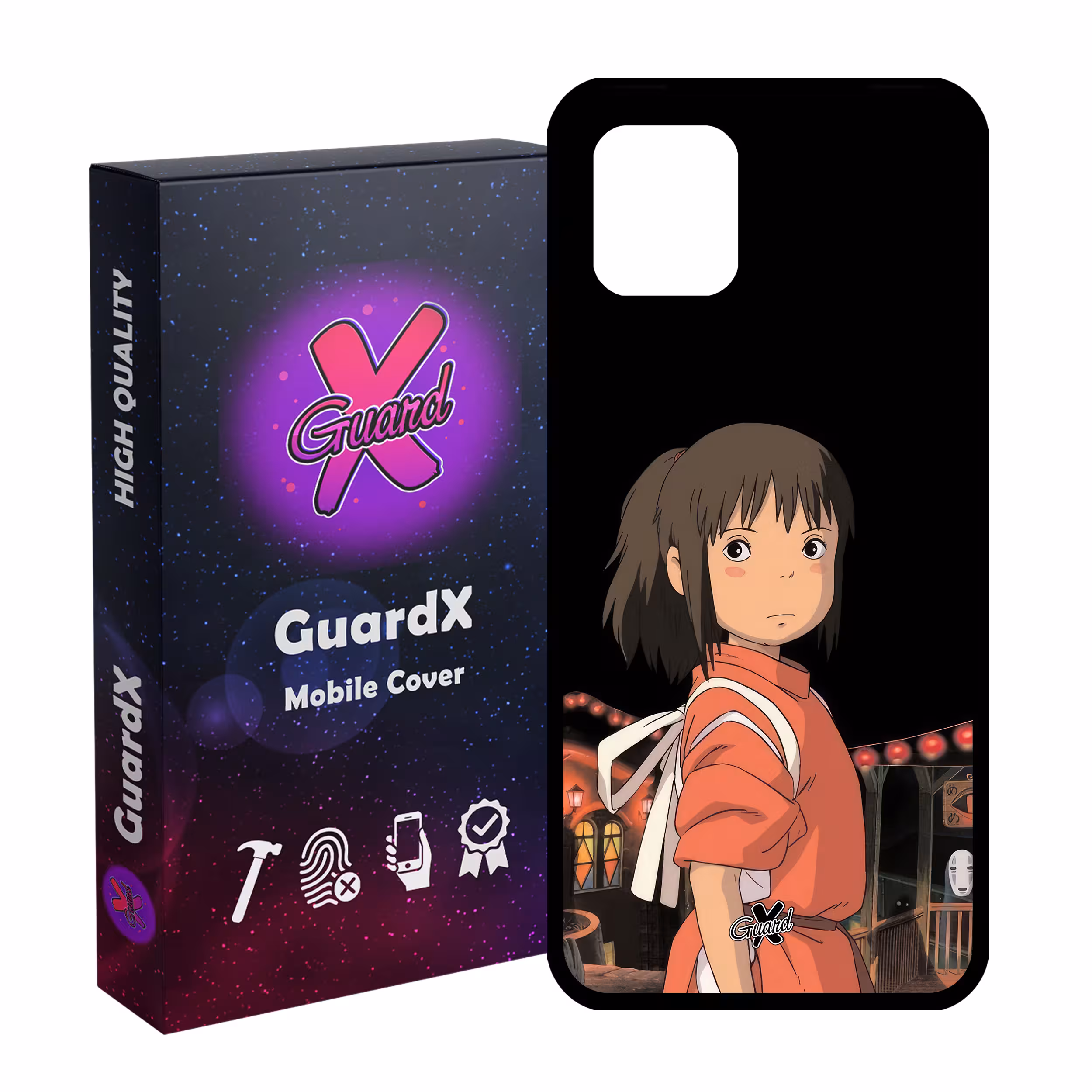 کاور گارد ایکس طرح Spirited Away Anime مدل Glass10574 مناسب برای گوشی موبایل سامسونگ Galaxy Note 10 Lite / A81