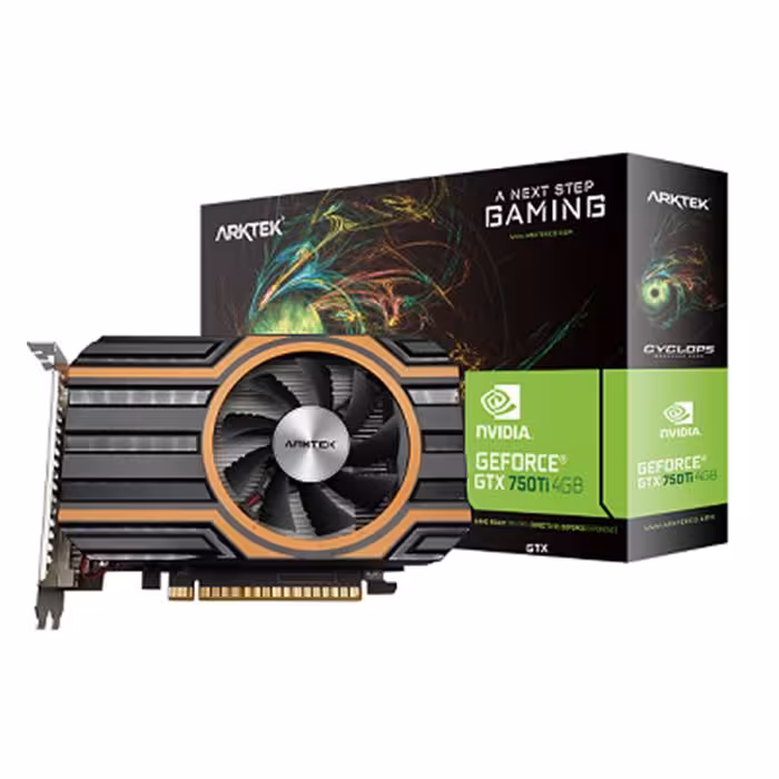 کارت گرافیک آرک تک مدل GTX750Ti با ظرفیت 4 گیگابایت