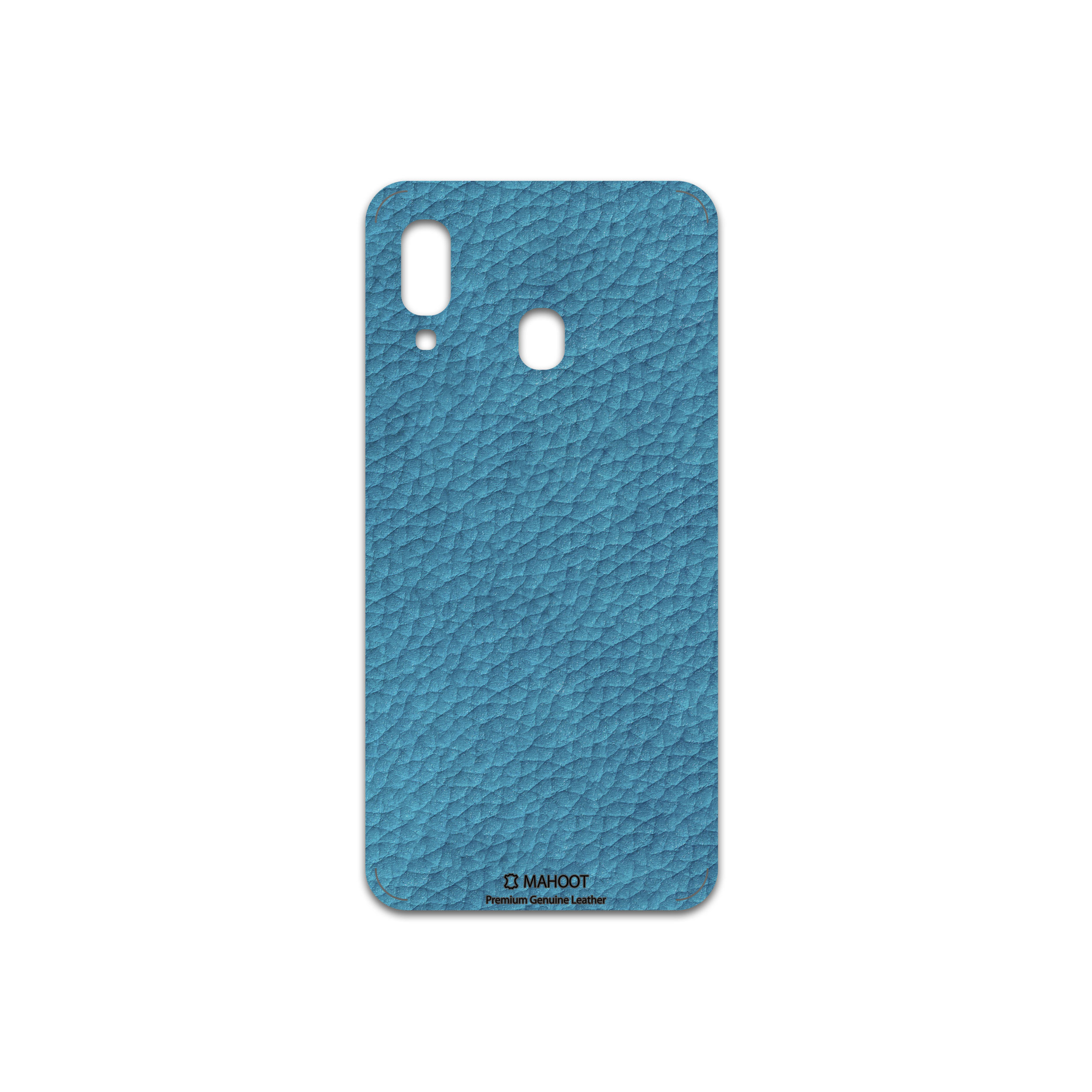 برچسب پوششی ماهوت مدل Blue-Leather مناسب برای گوشی موبایل سامسونگ Galaxy A40