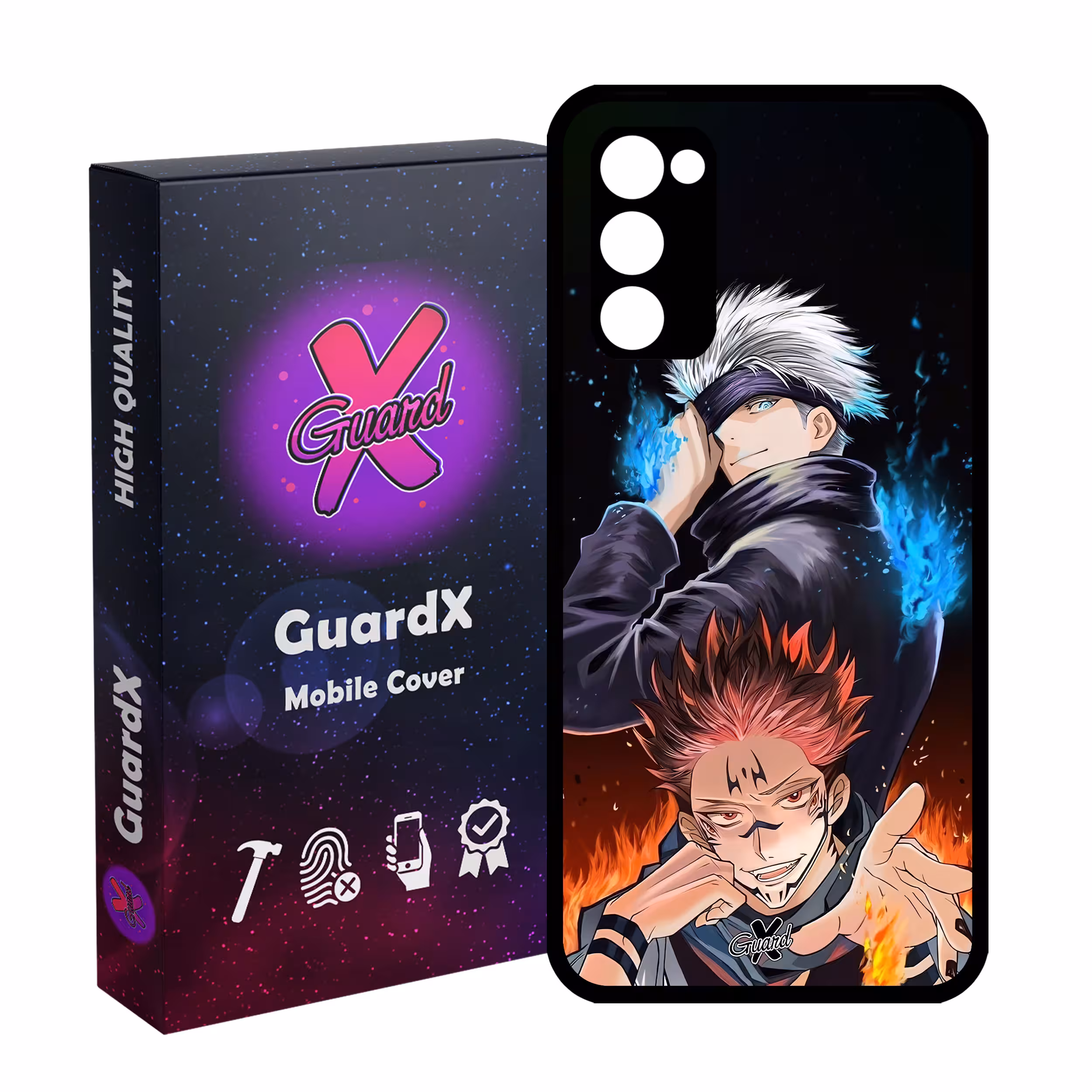 کاور گارد ایکس طرح جوجوتسو کایسن انیمه مدل Glass10572 مناسب برای گوشی موبایل سامسونگ Galaxy S20 FE