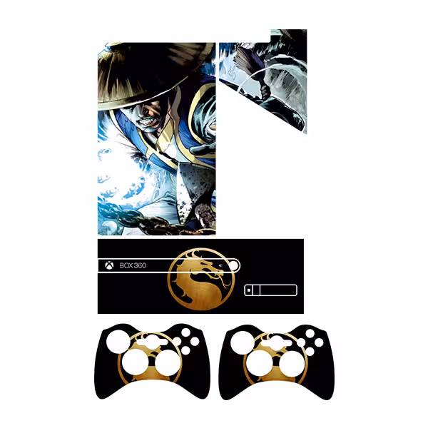 برچسب ایکس باکس 360 سوپر اسلیم توییجین وموییجین مدل MortalKombat 14 مجموعه 5 عددی
