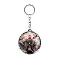 جاکلیدی خندالو طرح تایتان ارن و میکاسا و تایتان غول آسا انیمه اتک آن تایتان مدل دوطرفه کد 1099210995