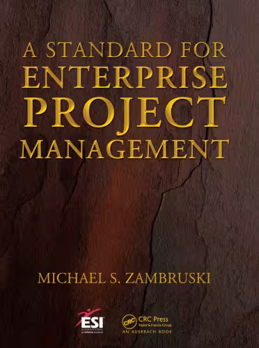 خرید و دانلود نسخه کامل کتاب A Standard for Enterprise Project Management