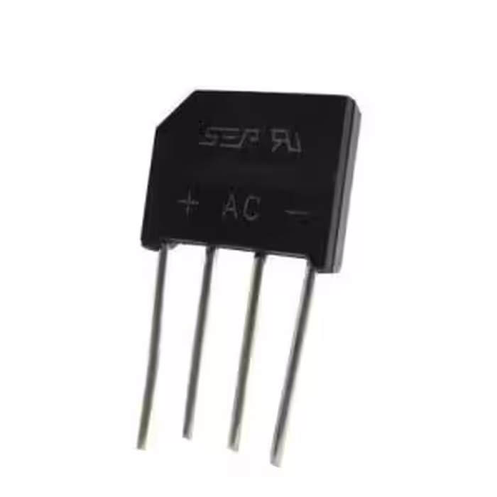 پل دیود شانه ای 1000V 6A KBU610