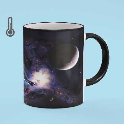 ماگ حرارتی بیگ ماگ مدل کهکشان کد 6271