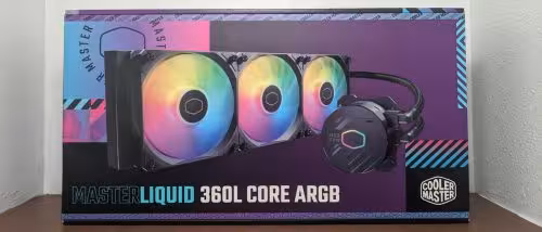 سیستم خنک کننده آبی کولر مستر مدل 360L CORE ARGB (درحدنو)