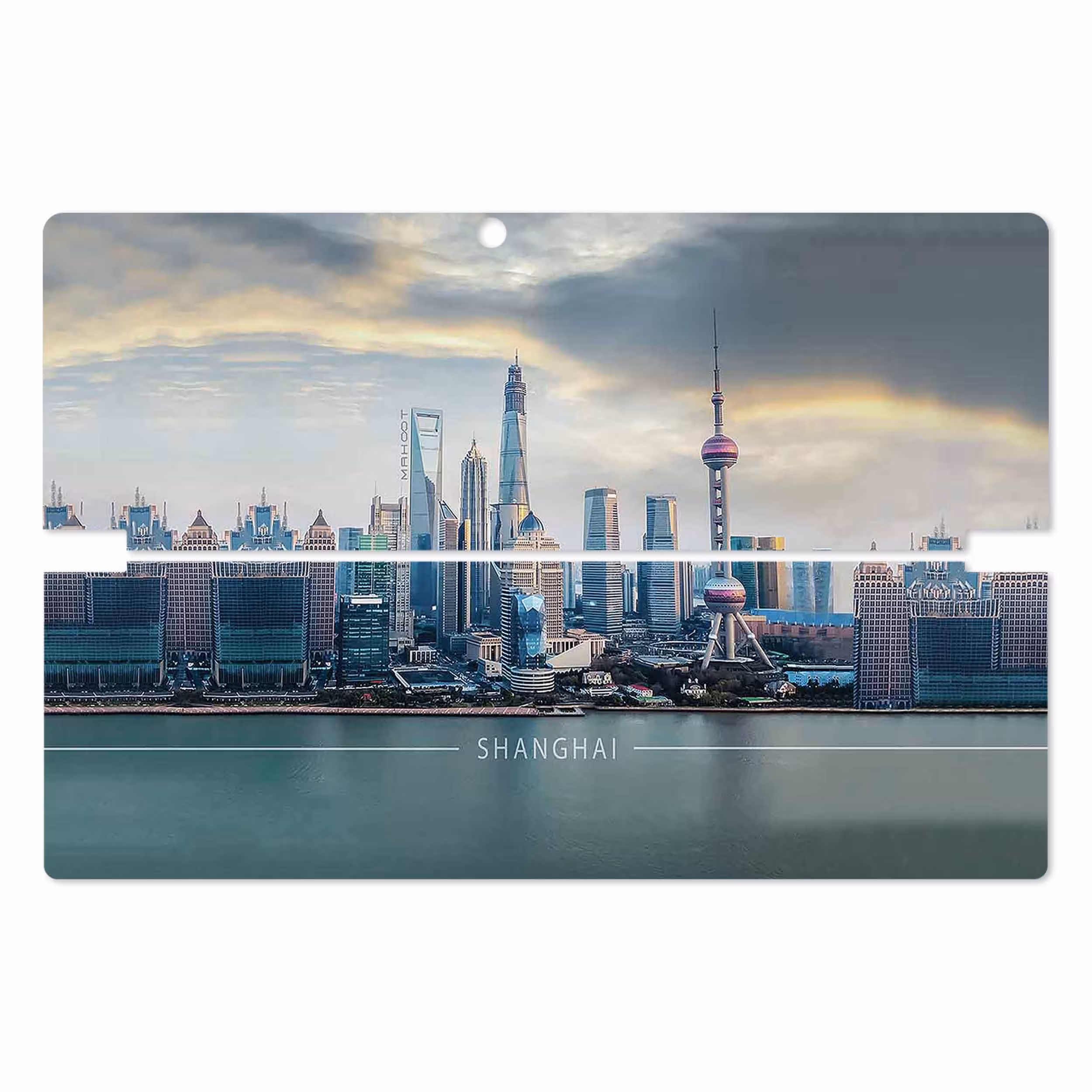برچسب پوششی ماهوت مدل Shanghai City مناسب برای تبلت لنوو Miix 510 2016