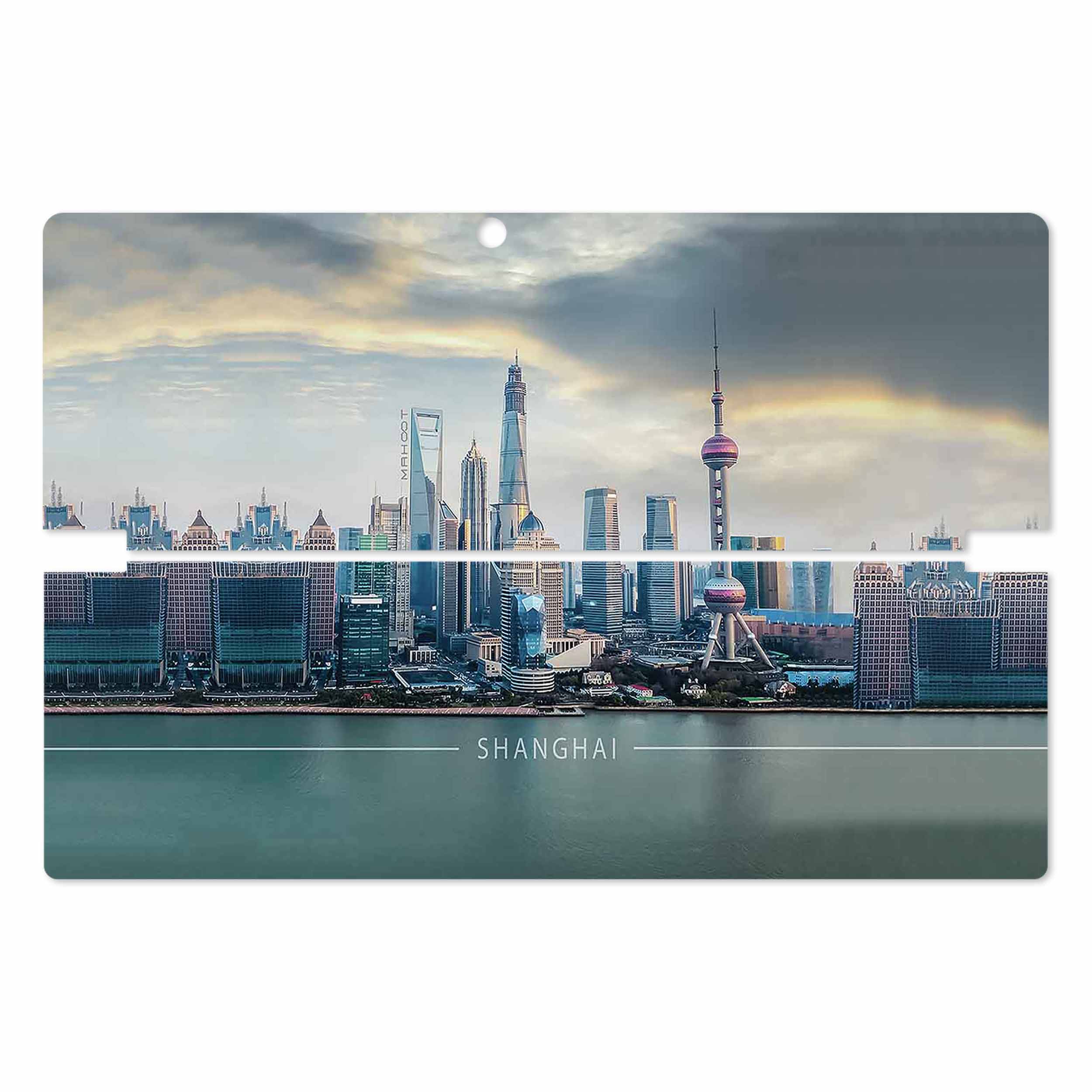 برچسب پوششی ماهوت مدل Shanghai City مناسب برای تبلت لنوو Miix 510 2016