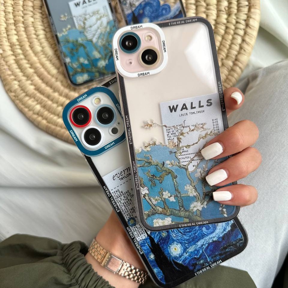 قاب گوشی آثار هنری ونگوگ در دو طرح