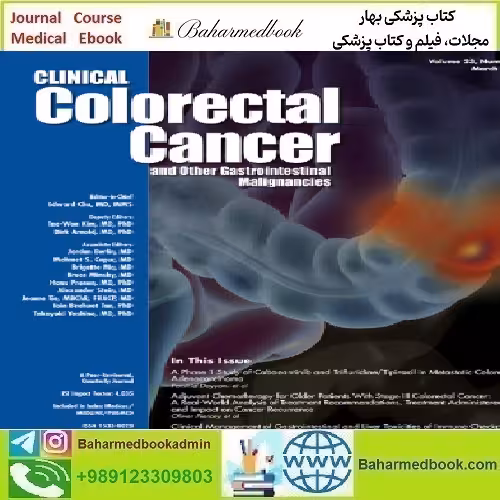 Clinical Colorectal Cancer Volume 23 Issue 1 2024 TRUE P