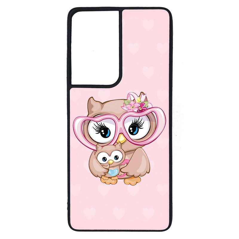 کاور طرح بچه جغد کد G-224 مناسب برای گوشی موبایل سامسونگ Galaxy S21 Ultra | دیجی قاب دونی