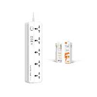 چند راهی برق 5 سوکت، 3 یو اس بی و 1 تایپ سی الدنیو مدل LDNIO SC5415 Power Strip With USB Port