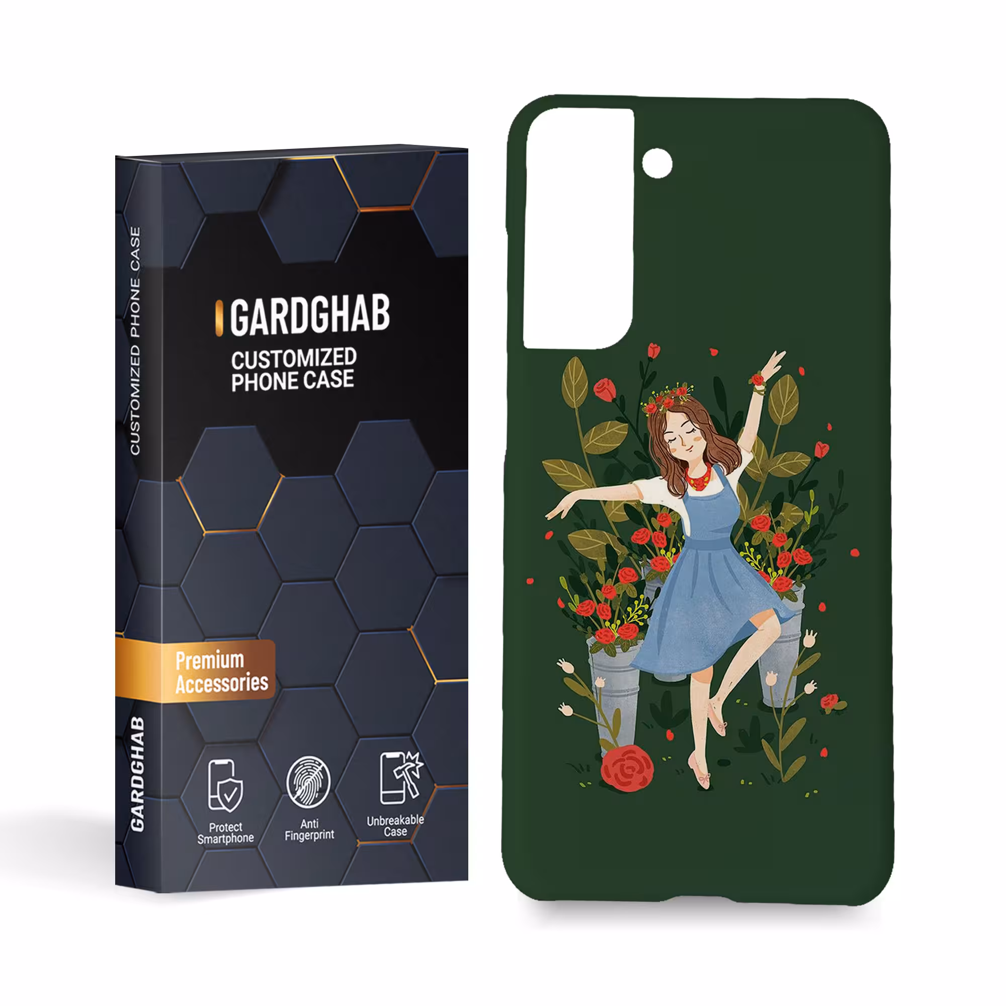 کاور گارد قاب مدل دخترانه مناسب برای گوشی موبایل سامسونگ Galaxy s21 fe  