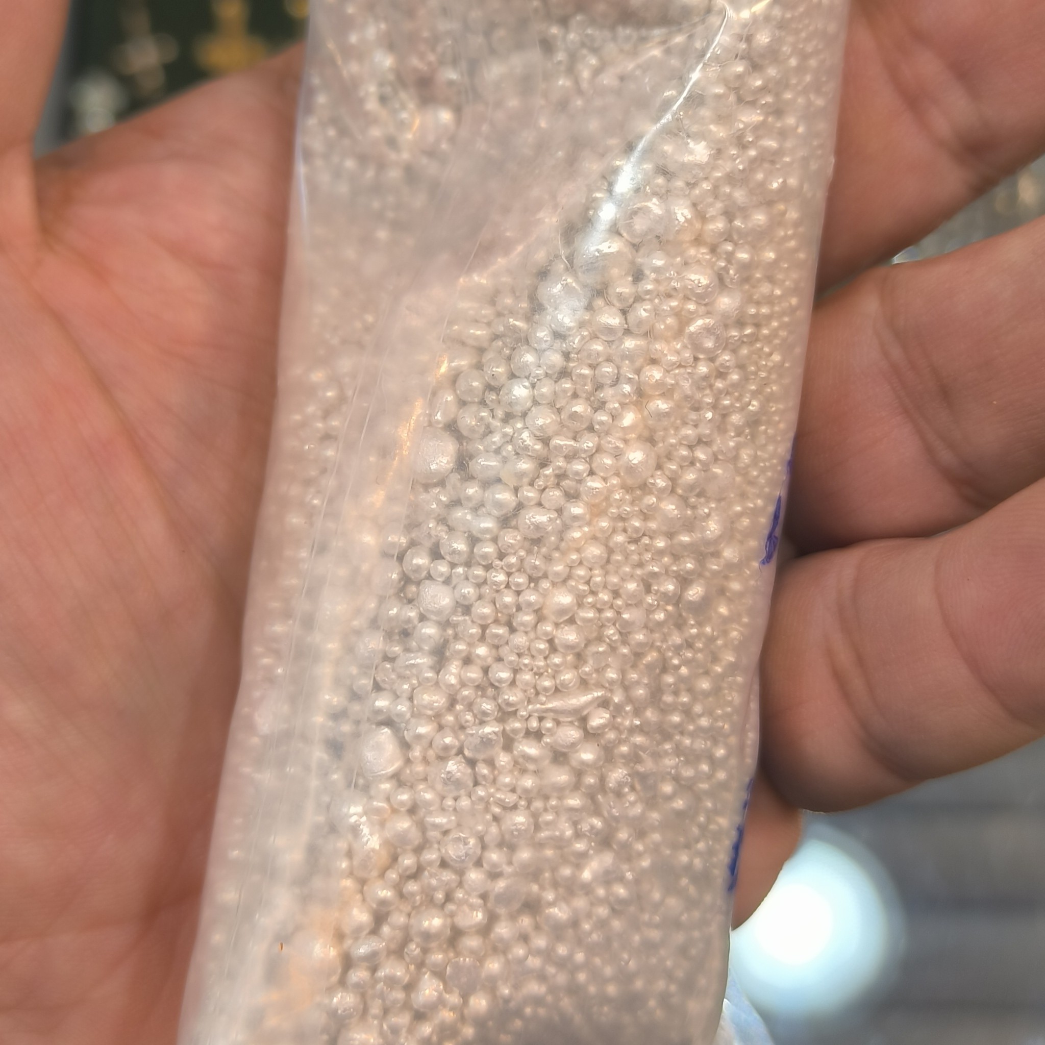 ساچمه نقره 999 نقره خام  10 گرم