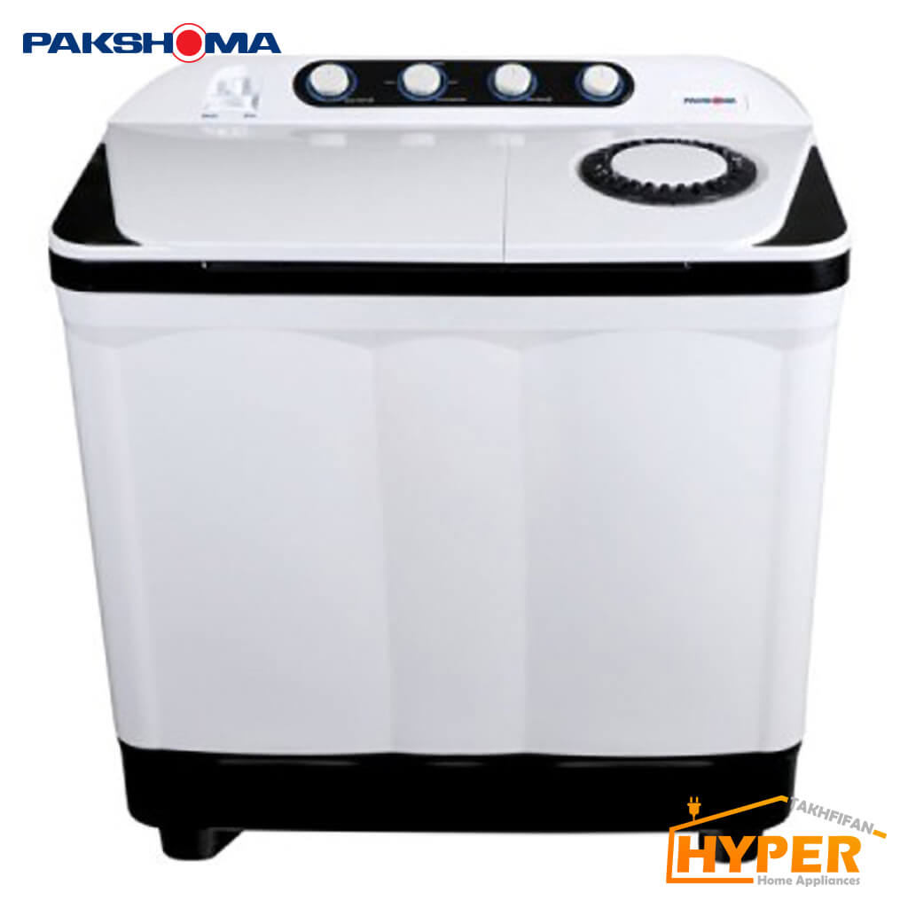 ماشین لباسشویی دوقلو پاکشوما PWF-1854 AJ سفید 18 کیلویی