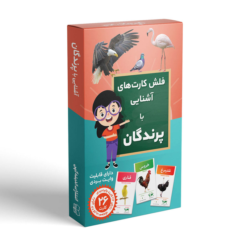 فلش کارت آشنایی با پرندگان
