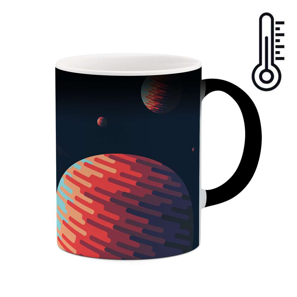 ماگ حرارتی طرح فضا  مدل mgh00090