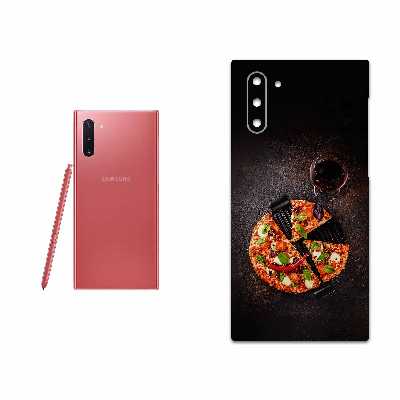 برچسب پوششی ماهوت مدل Pizza مناسب برای گوشی موبایل سامسونگ Galaxy Note 10
