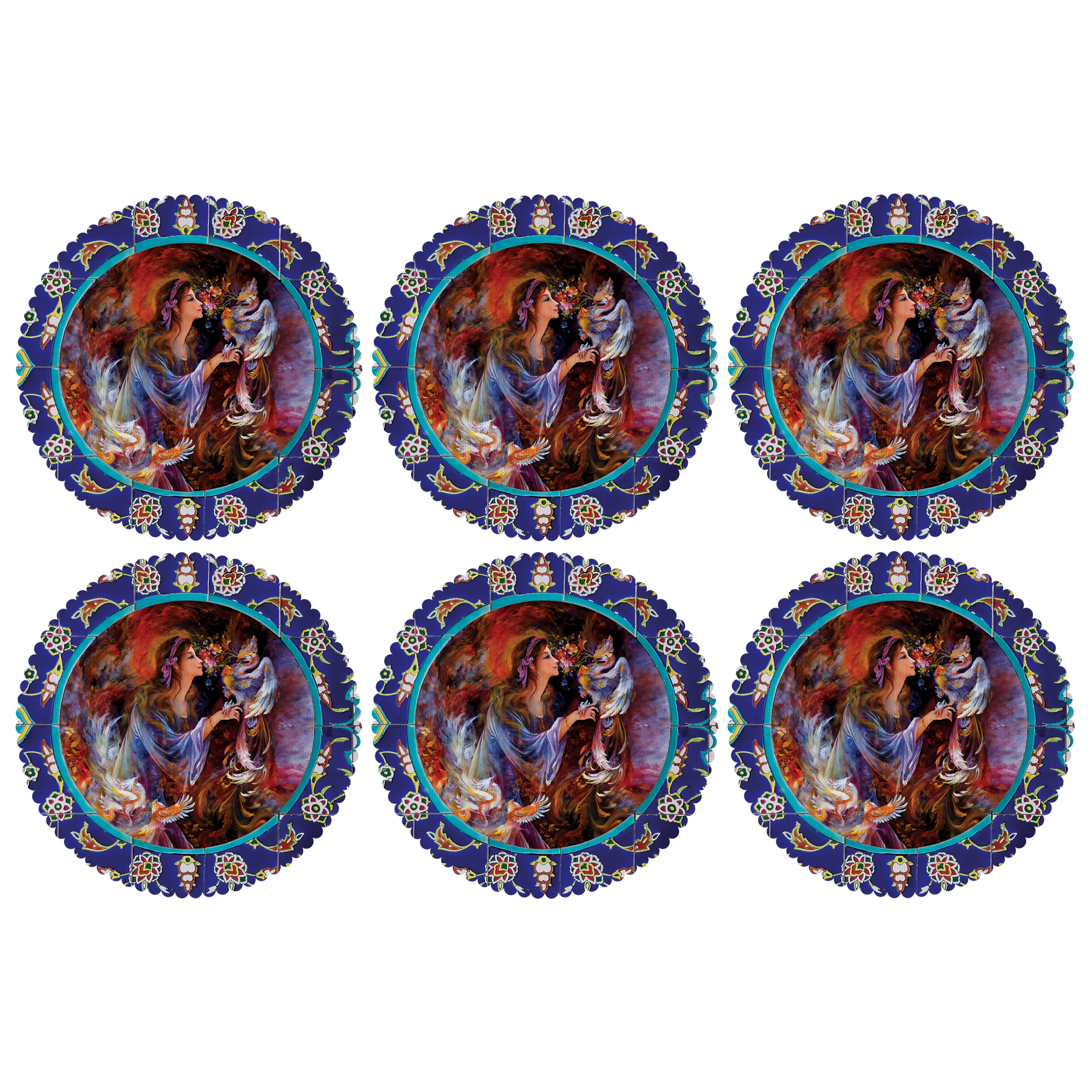 زیربشقابی مدل U2-42419 بسته 6 عددی