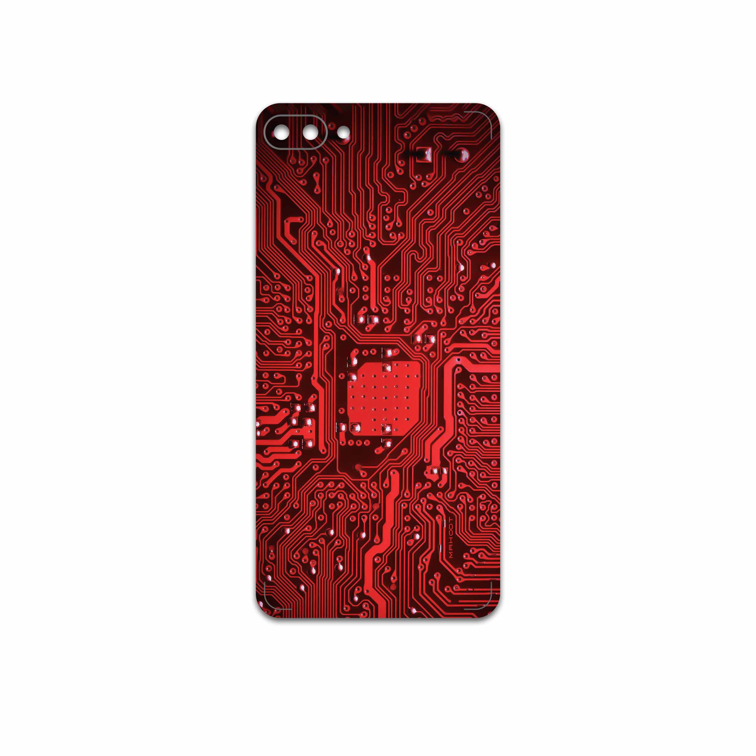برچسب پوششی ماهوت مدل Red Printed Circuit Board مناسب برای گوشی موبایل ایسوس Zenfone 4 Max ZC554KL