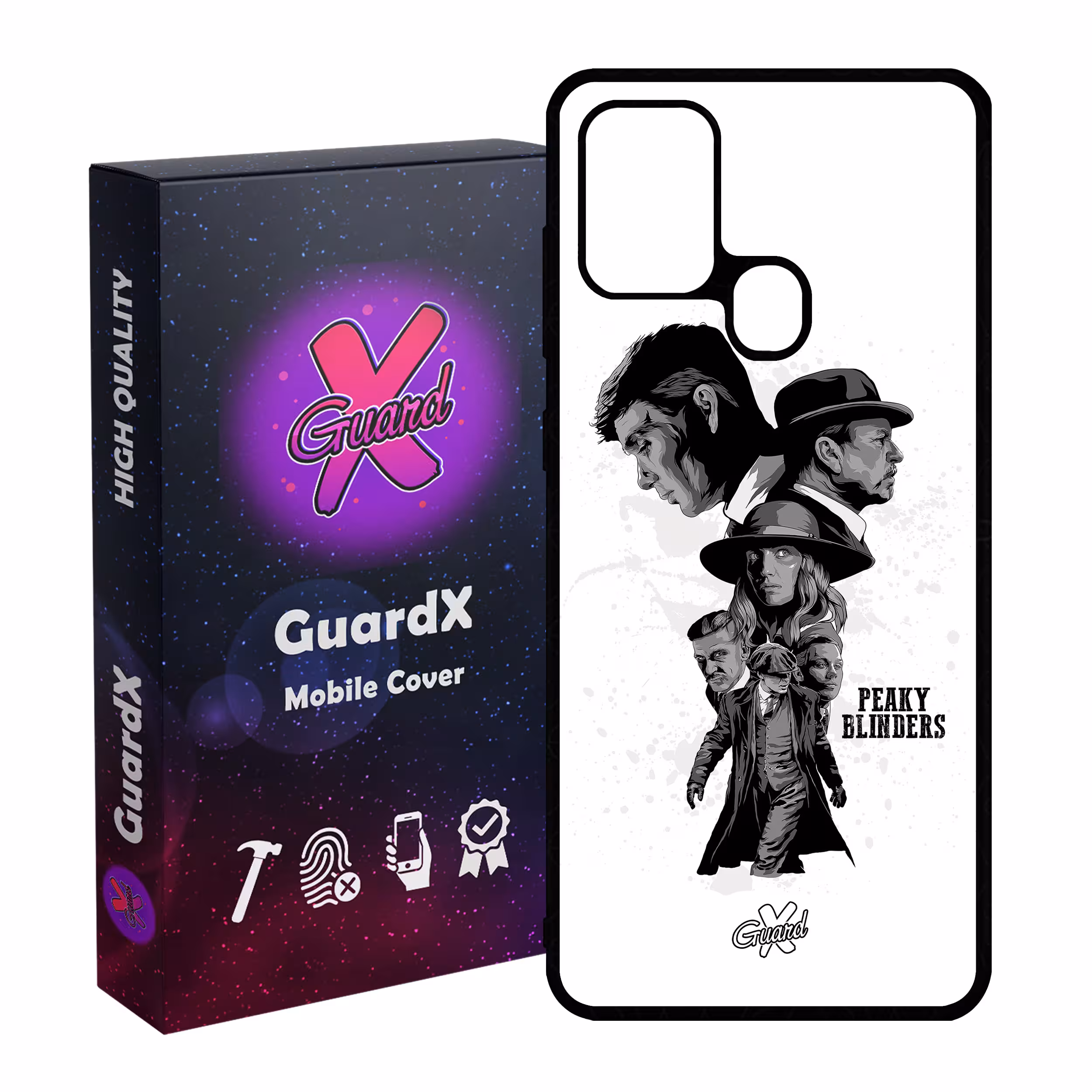 کاور گارد ایکس طرح Peaky Blinders مدل Glass10005 مناسب برای گوشی موبایل سامسونگ Galaxy A21s