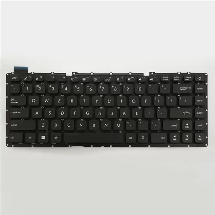 کیبورد لپ تاپ ایسوس VivoBook X441 مشکی-اینترکوچک بدون فریم-به همراه کلید پاور