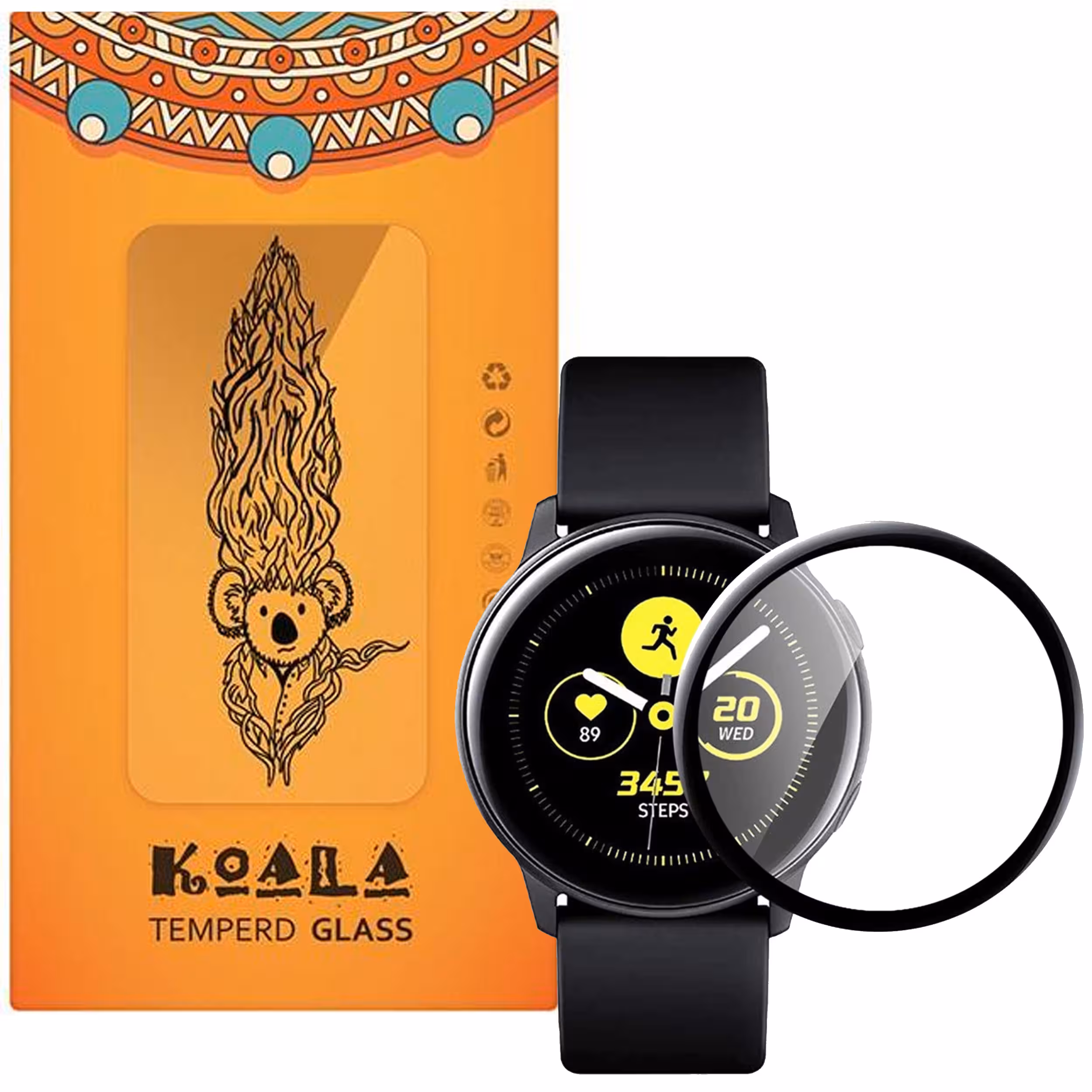 محافظ صفحه نمایش کوالا مدل FU-01 مناسب برای ساعت هوشمند سامسونگ Galaxy Watch Active 2 40mm