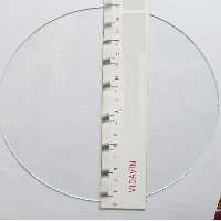 شیشه گرد دایره ای 168 میلی متر ضخامت 1 میلیمتر