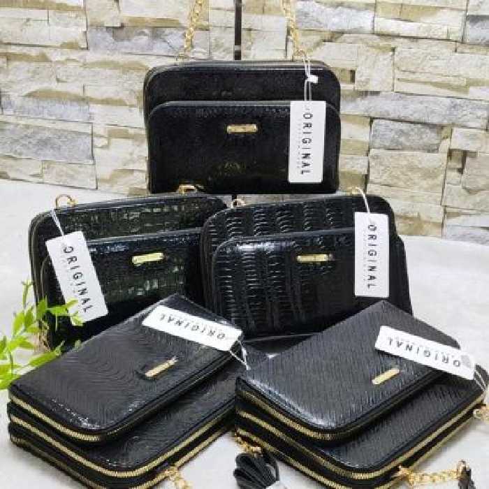 کیف پاسپورتی مجلسی سایز بزرگ سه زیپ