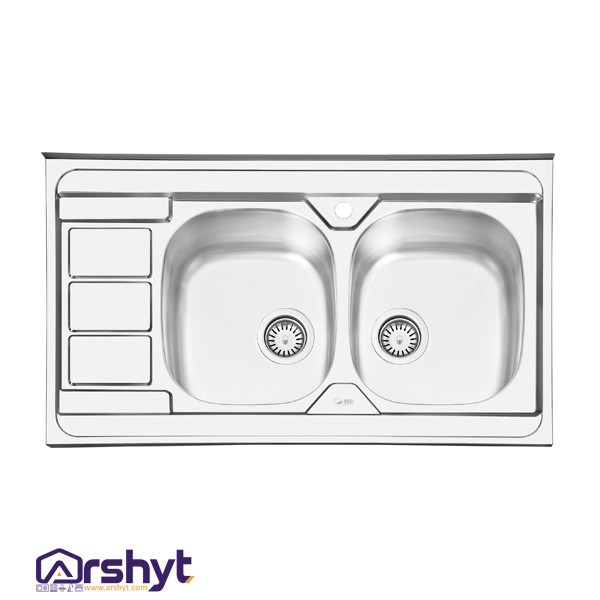 سینک ایلیا استیل 1051 روکار - لوازم خانه و آشپزخانه آرشیت