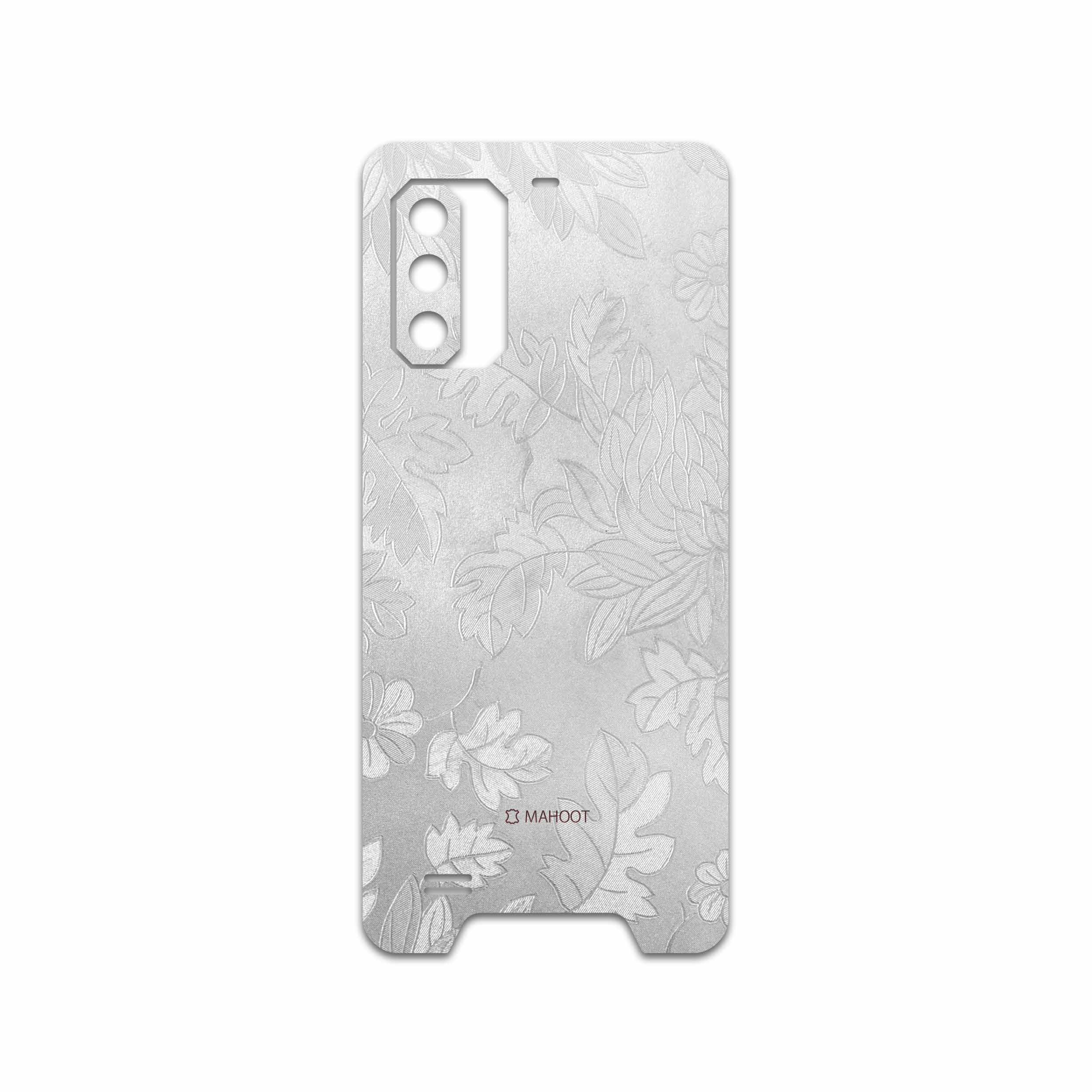 برچسب پوششی ماهوت مدل Silver-Wildflower مناسب برای گوشی موبایل یولفون Armor 7
