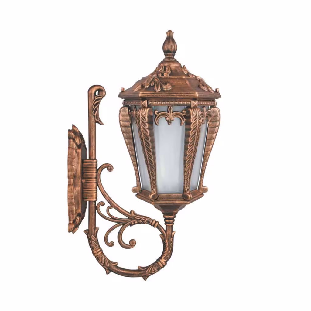 چراغ دیواری پارکی تکشیدفام مدل پالیز کد 8503-16