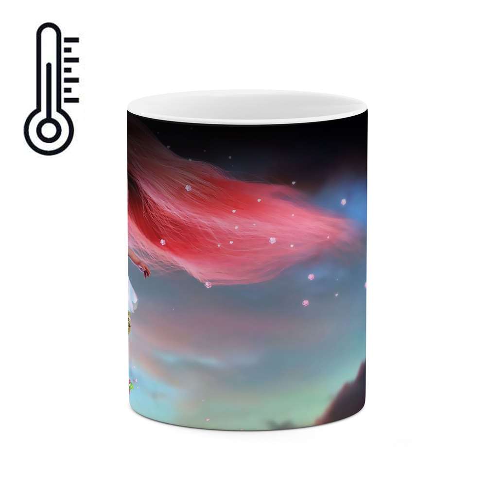 ماگ حرارتی طرح دختر مدل mgph02582