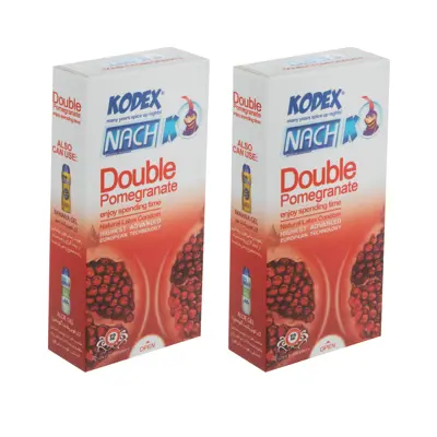 کاندوم ناچ کدکس مدل Double Pomegranate مجموعه 2 عددی