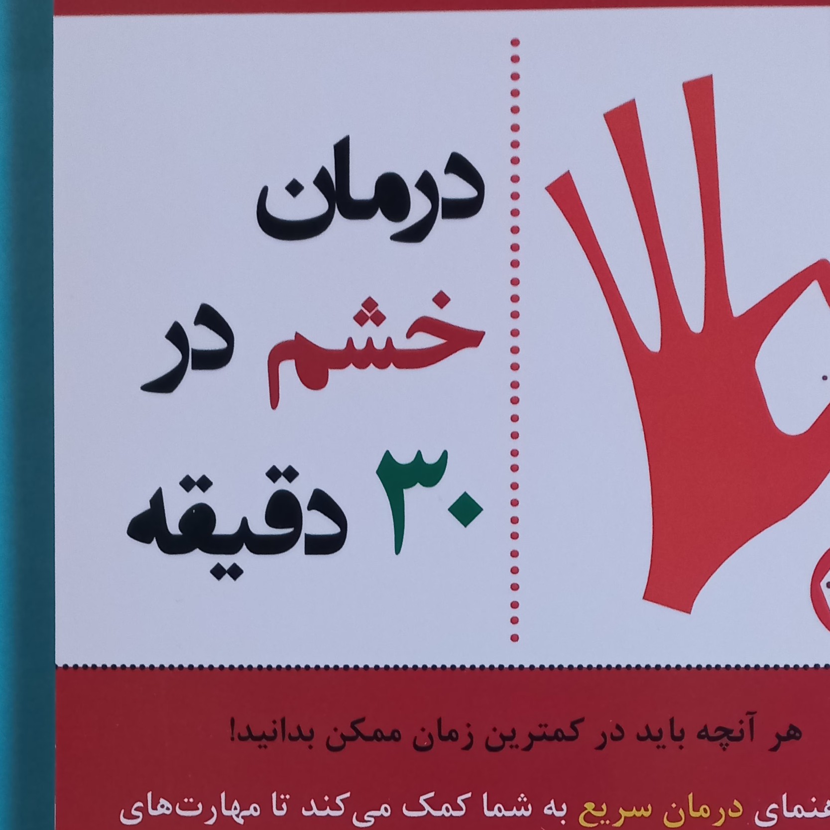کتاب درمان خشم در سی دقیقه