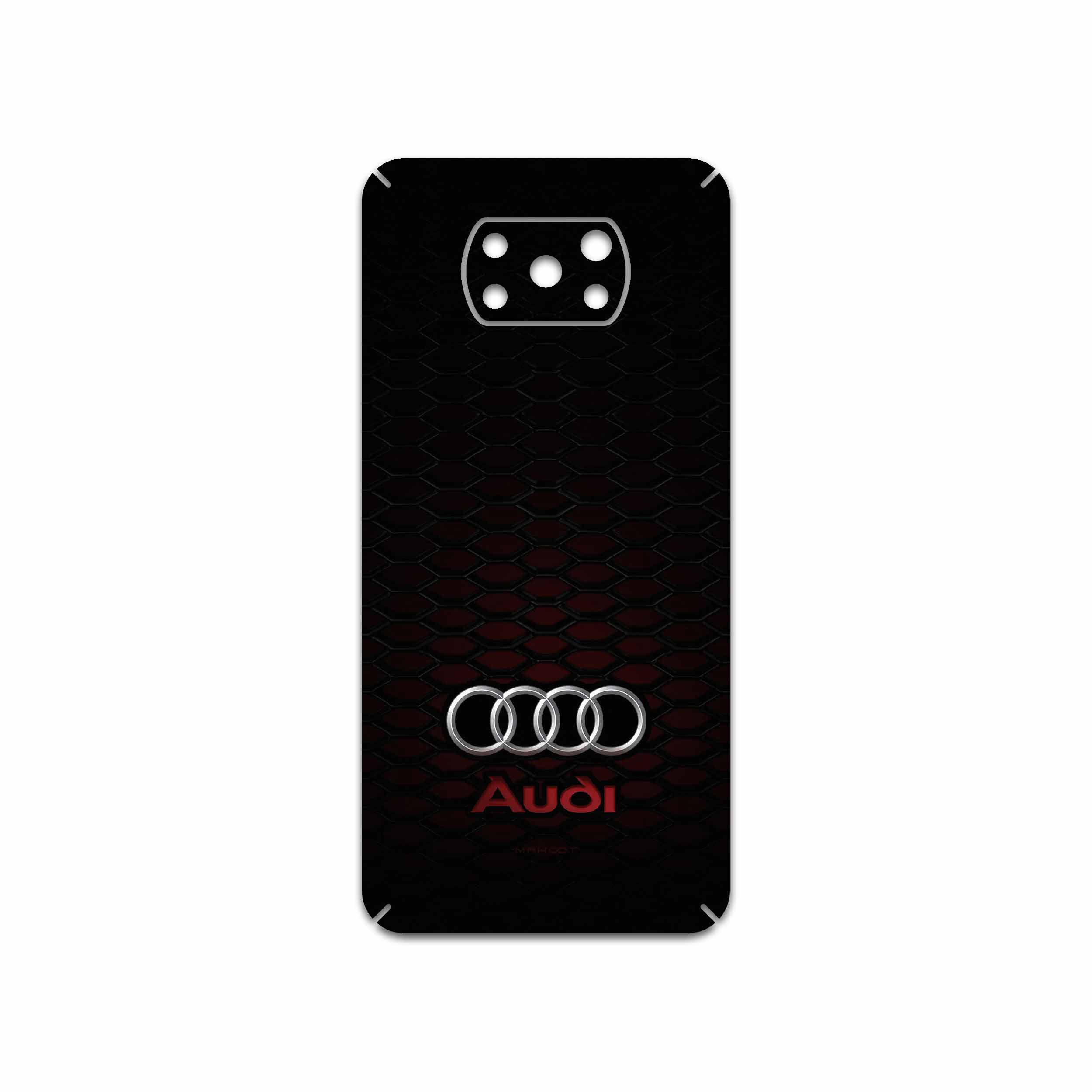 برچسب پوششی ماهوت مدل Audi AG مناسب برای گوشی موبایل شیائومی Poco X3 NFC