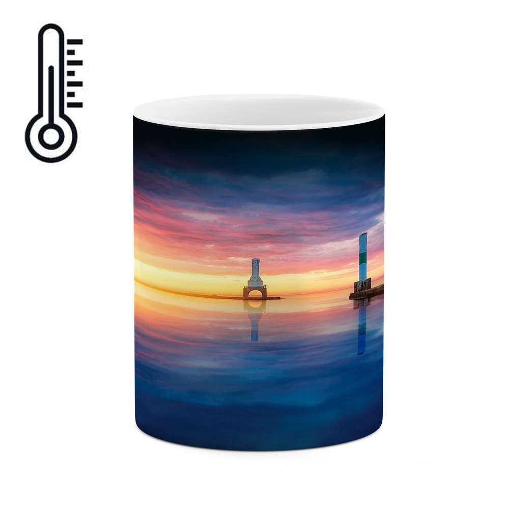 ماگ حرارتی کاکتی طرح منظره مدل mgh14381