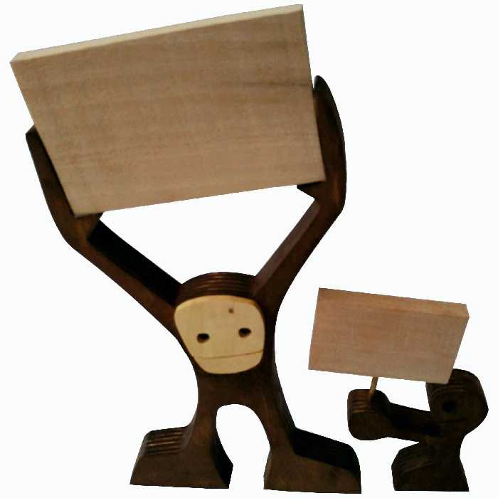 دکوری طرح آدمک مدل at22 مجموعه ۲ عددی