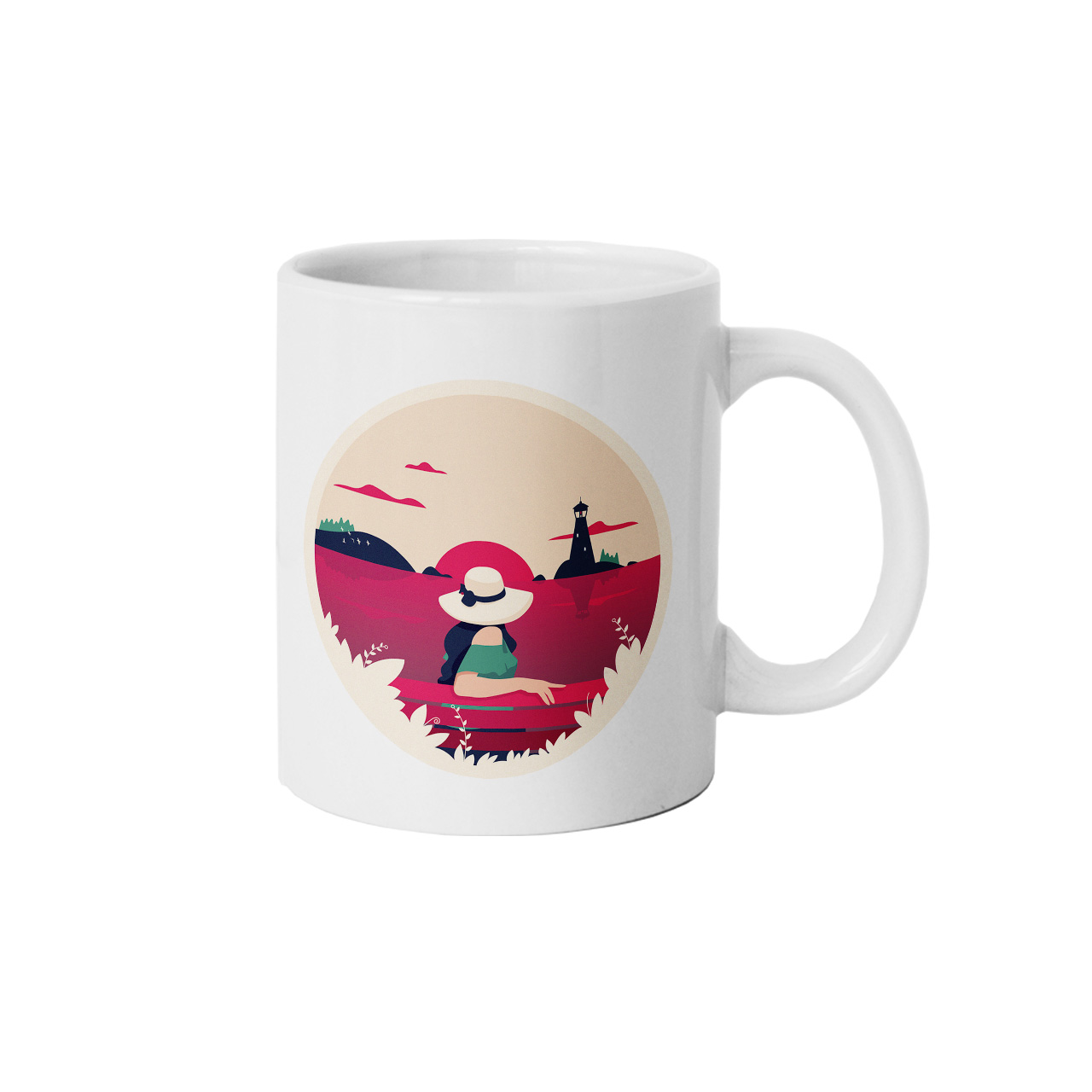 ماگ طرح دخترانه مدل M1361