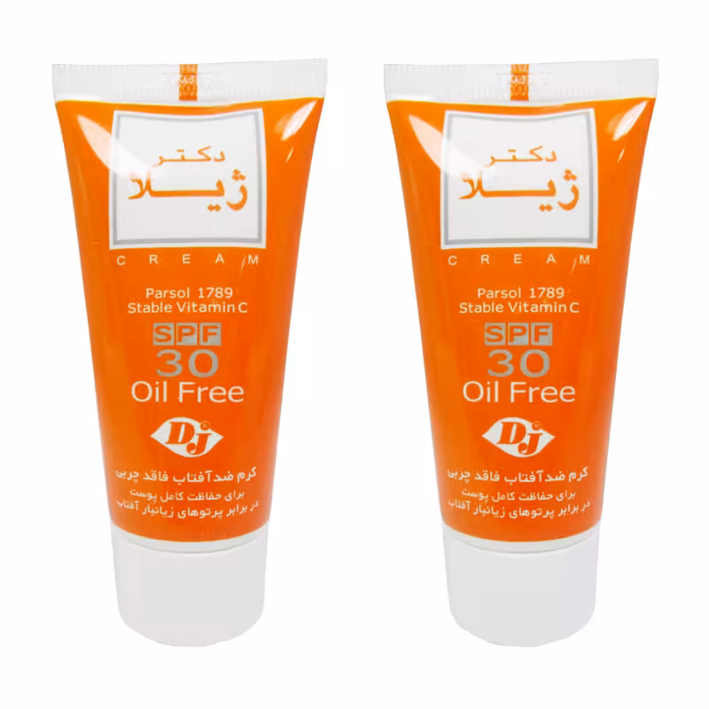 کرم ضدآفتاب دکتر ژیلا کد 01 حجم 30 میلی لیتر مجموعه 2 عددی
