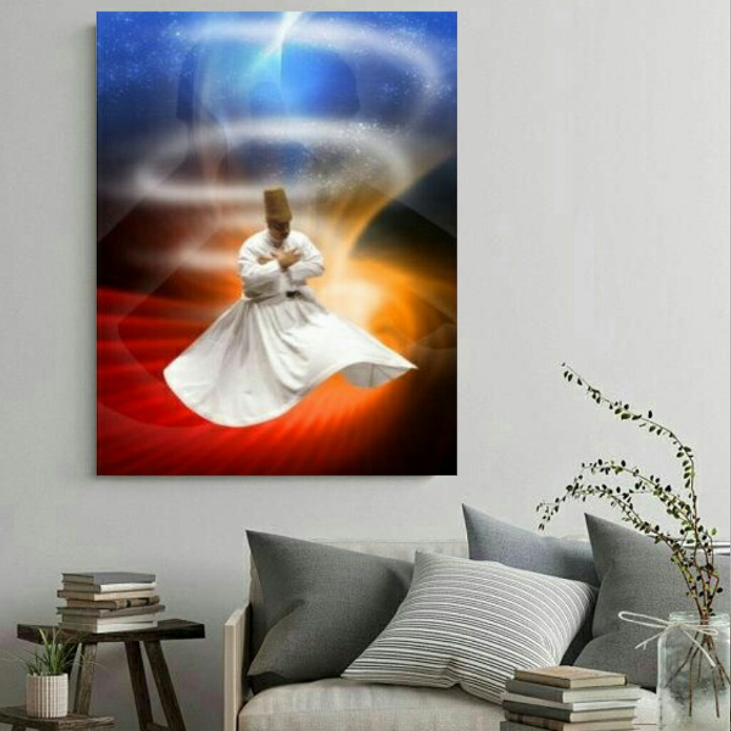  تابلو بوم طرح رقص سماع مدل TB66