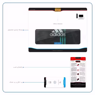 برچسب پوششی ماهوت مدل adidas-Logo مناسب برای تبلت مایکروسافت Surface Pro 2 2013