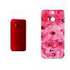 برچسب پوششی ماهوت مدل Pink-Flower مناسب برای گوشی موبایل اچ تی سی Butterfly 2