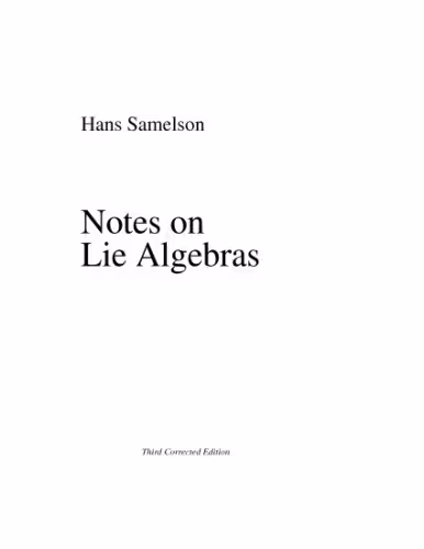 خرید و دانلود نسخه کامل کتاب Notes on Lie Algebras